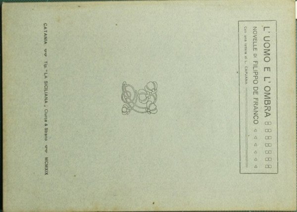 L'uomo e l'ombra | Immagine principale