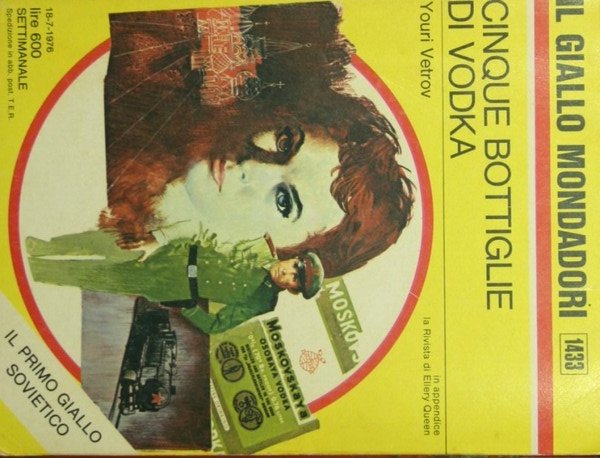 Cinque bottiglie di vodka