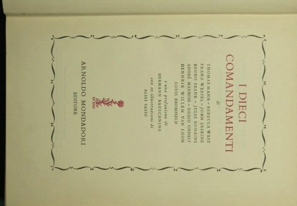 I dieci comandamenti