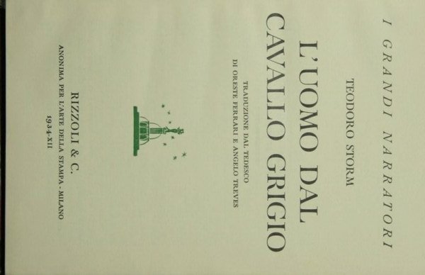 L'uomo dal cavallo grigio