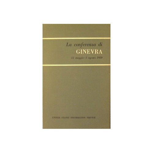 La conferenza di Ginevra