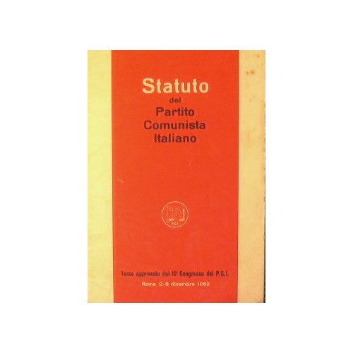 Statuto del partito Comunista italiano