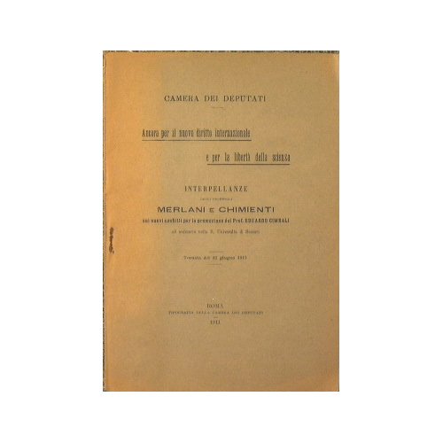Ancora per il nuovo diritto internazionale e per la libertà … | Immagine principale