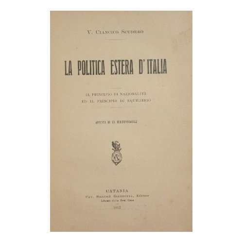 La politica estera d'Italia