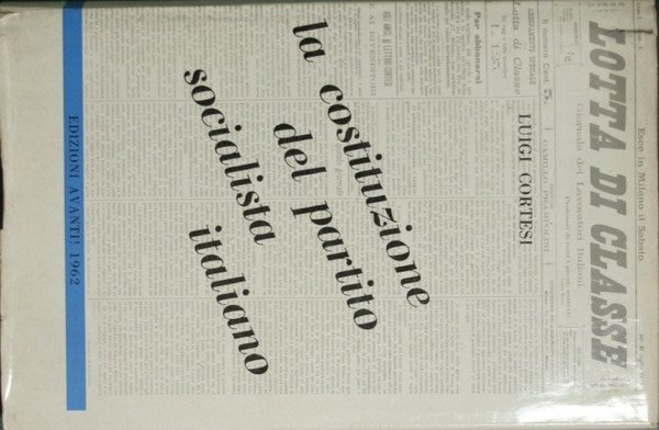 La costituzione del partito socialista italiano
