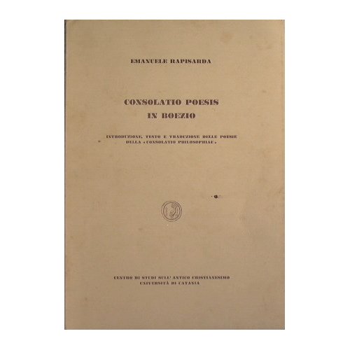 Consolatio poesis in Boezio
