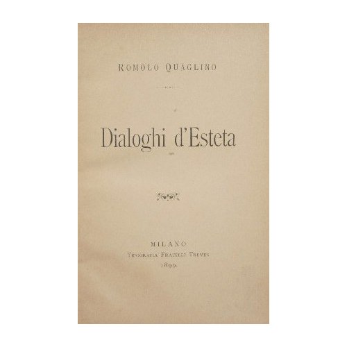 Dialoghi d'Esteta