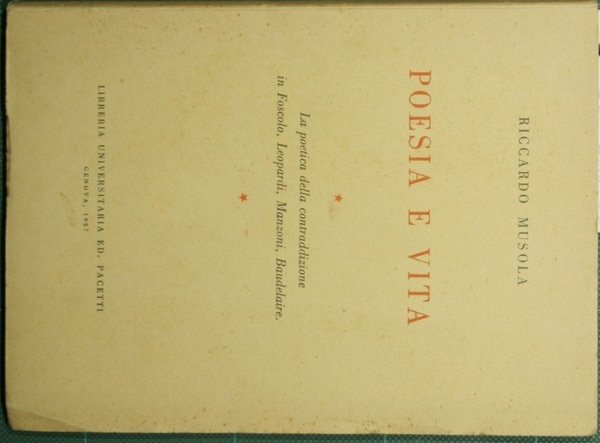 Poesia e vita