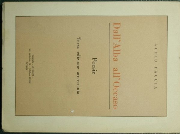 Dall'Alba all'Occaso | Immagine principale