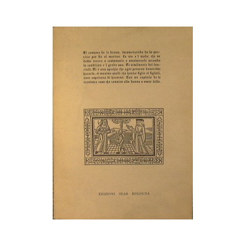 El costume de le donne con un caoitolo de le …