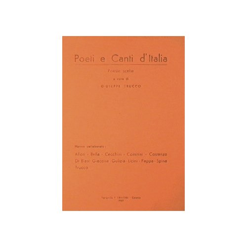 Poeti e canti d'Italia