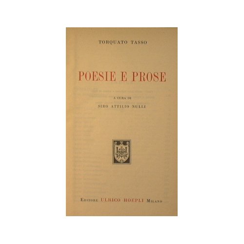 Poesie e prose