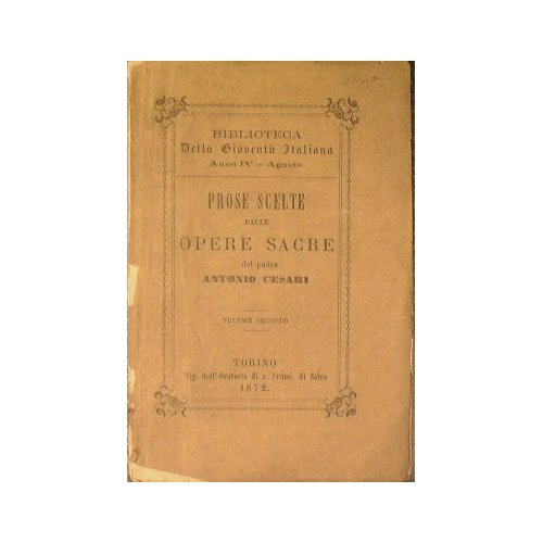 Prose scelte dalle opere sacre