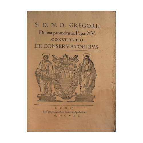 S. D. N. D. Gregorii Divina providentia Pape XV Constitutio … | Immagine principale