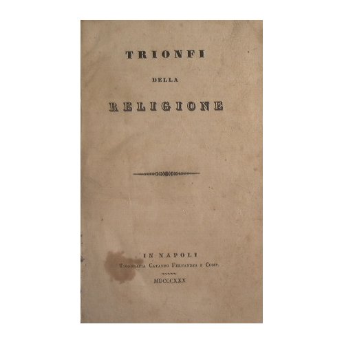 Trionfi della religione