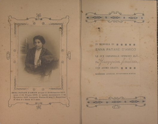 In memoria di Enna Patanè D'amico