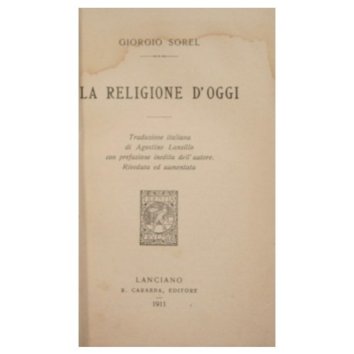 La religione d'oggi