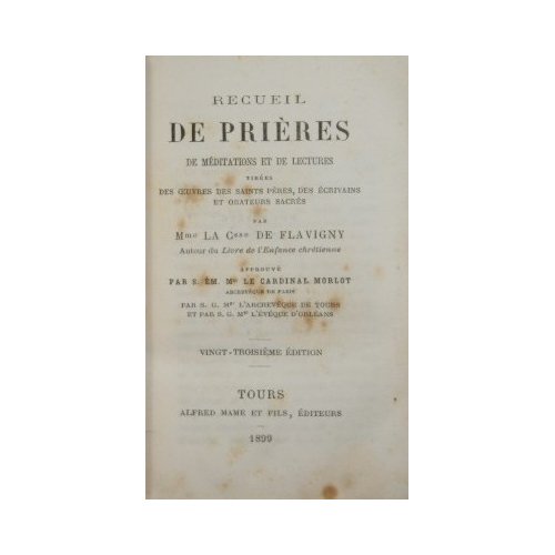 Recueil de prières