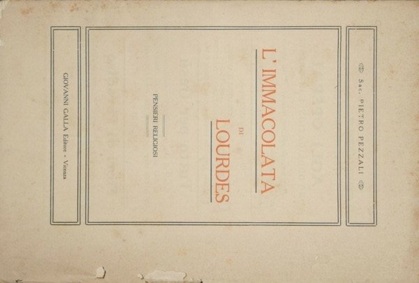 L'Immacolata di Lourdes