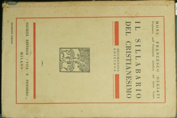 Il sillabario del Cristianesimo