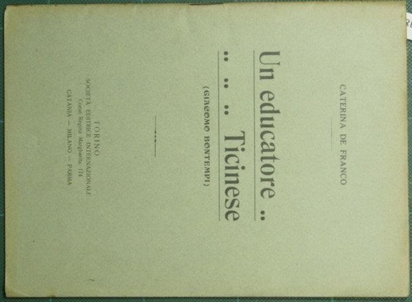 Un educatore ticinese