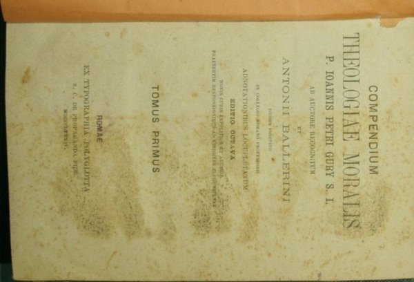 Compendium Theologiae Moralis