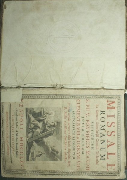Missale Romanum ex decreto sacrosancti Concilii Tridentini restitutum S. Pii V. Pontificis Maximi jussu editum Clementis VIII. & Urbani VIII. Auctoritate recognitum
