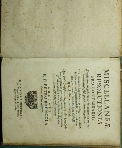 Miscellanae resolutiones pro confessariis, praesertim regularibus in ordine ad varios …