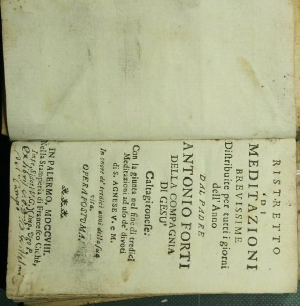 Ristretto di meditazioni brevissime distribuite per tutti i giorni dell'anno …