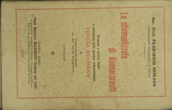 La stimmatizzata di Konnersreuth