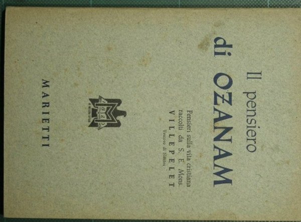 Il pensiero di Ozanam