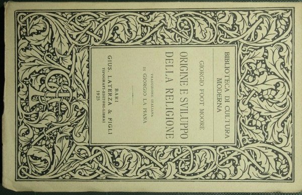 Origine e sviluppo della religione