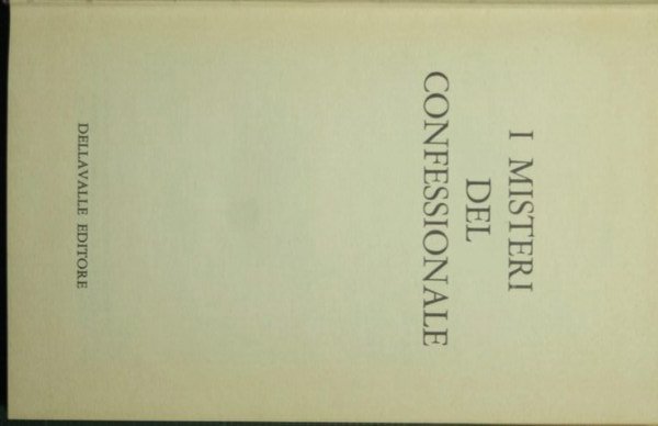 I misteri del confessionale