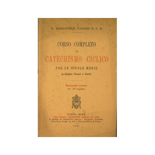 Corso completo di catechismo ciclico