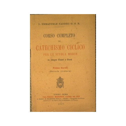 Corso completo di catechismo ciclico