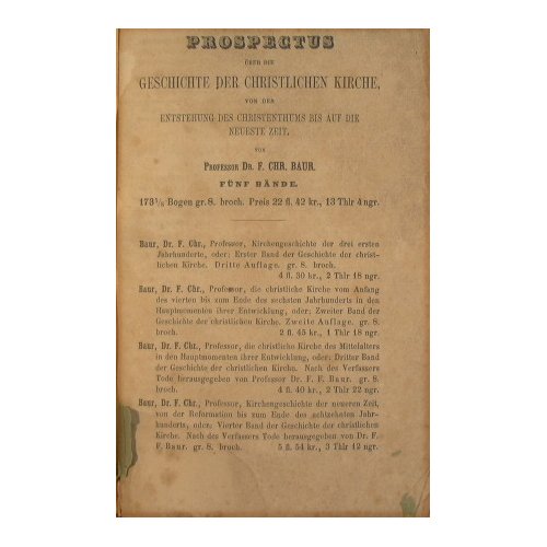 Geschichte der Christlichen Kirche. Vierter band.