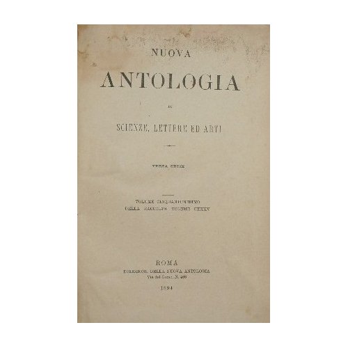 Nuova antologia. Vol. LI