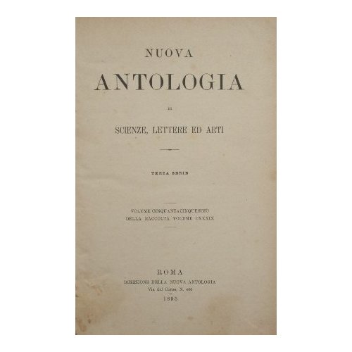 Nuova antologia. 1895