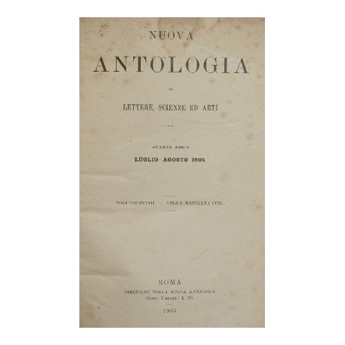 Nuova antologia. Vol. CXVIII