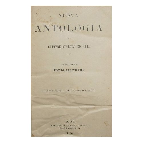 Nuova antologia. Vol. CXXIV