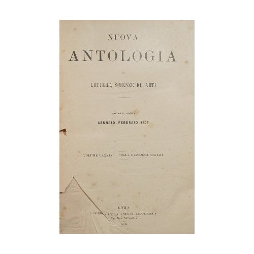 Nuova antologia. Vol. CXXXIX