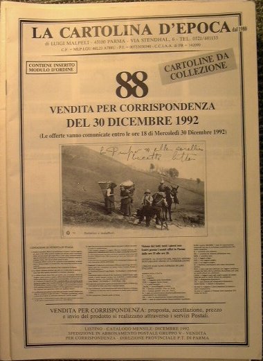 La cartolina d'epoca