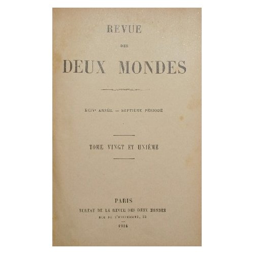 Revue des deux mondes. Vol. XXI - Mai-Juin