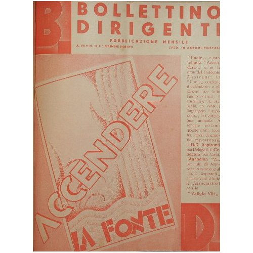 Bollettino dirigenti. Anno 1938