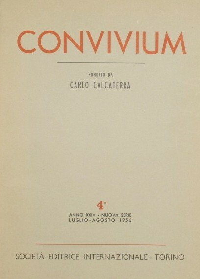 Convivium. Luglio-Agosto 1956