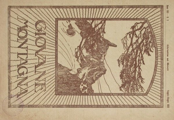 Giovane montagna. Maggio - Giugno 1922
