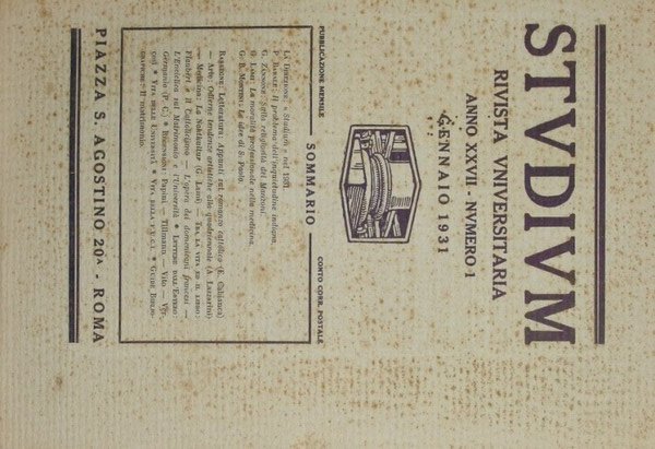 Studium. 1931