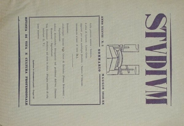 Studium. Maggio 1942