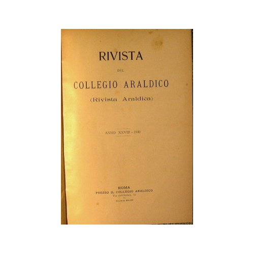 Rivista araldica.