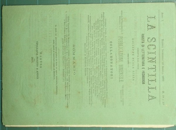 La scintilla. N. 18-19